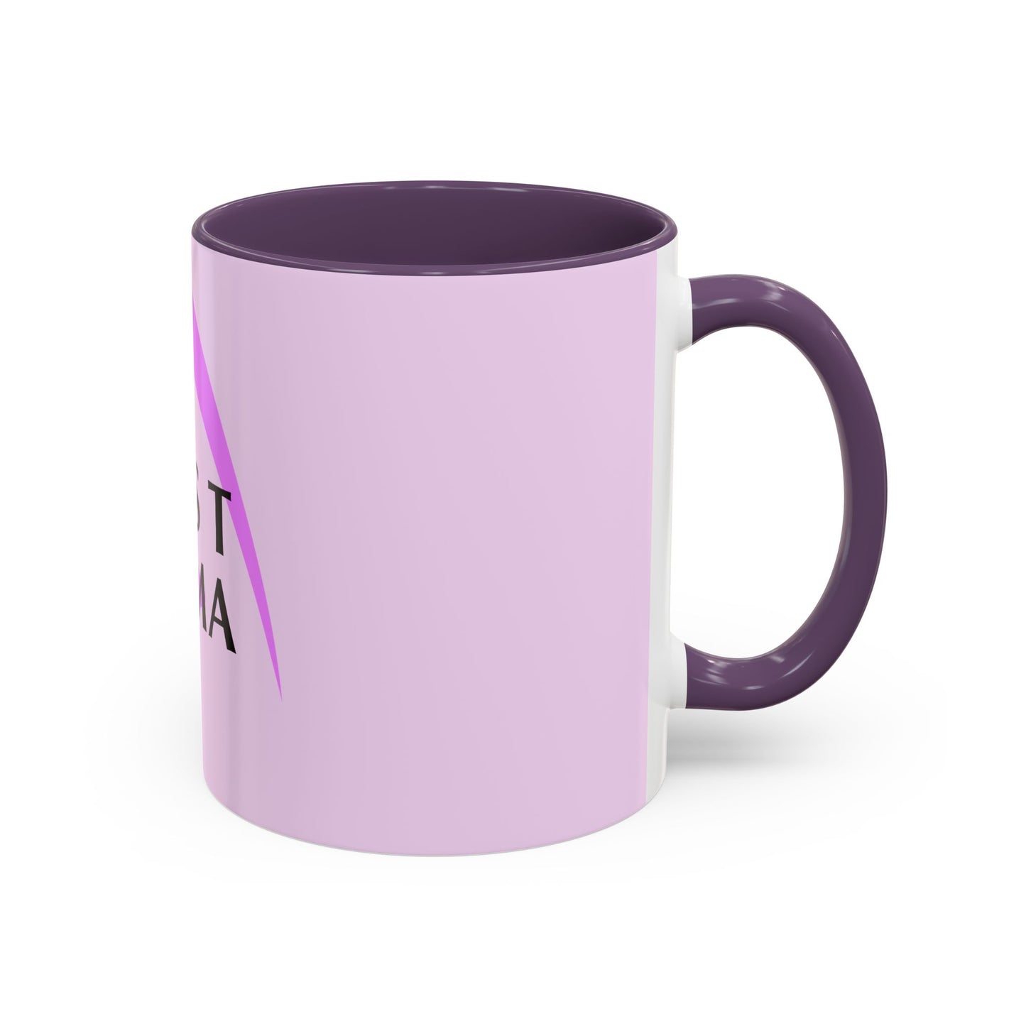 Best Mama Accent Coffee Mug — Pink Gift for Mom, Mother’s Day & New Mom