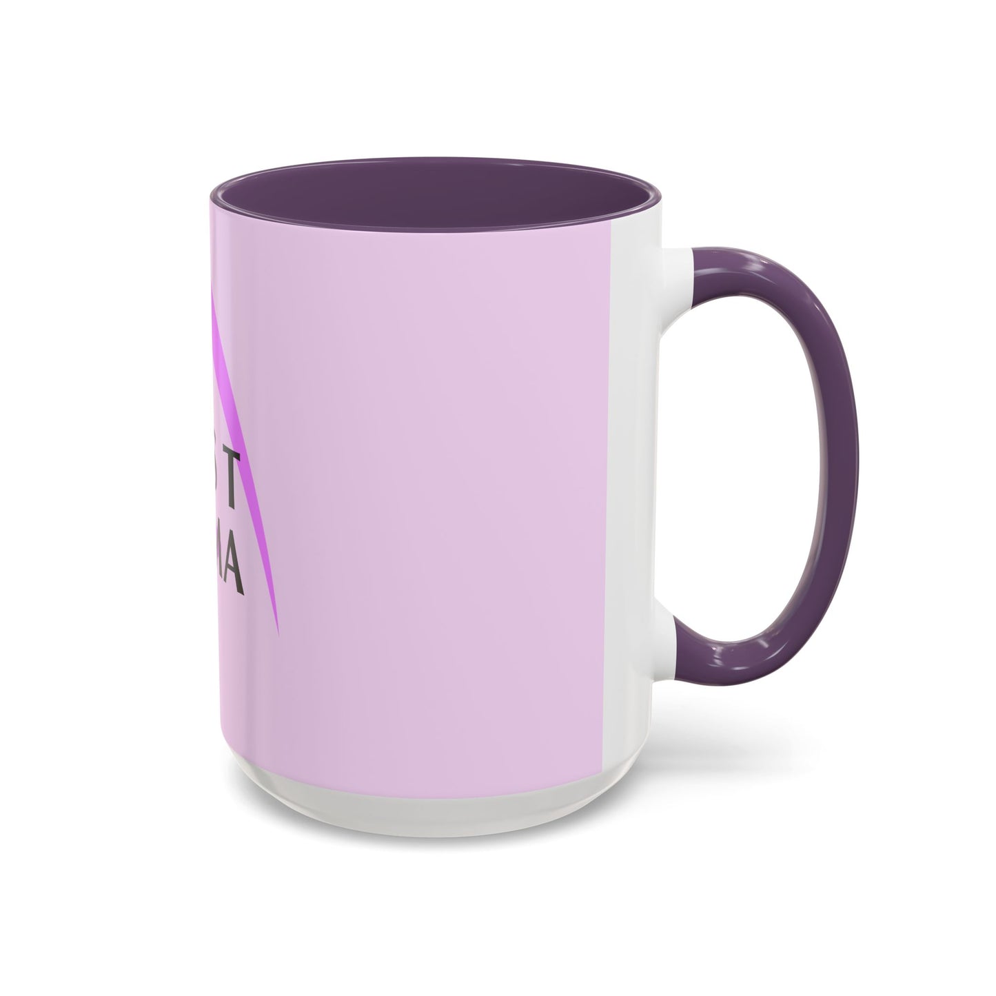 Best Mama Accent Coffee Mug — Pink Gift for Mom, Mother’s Day & New Mom