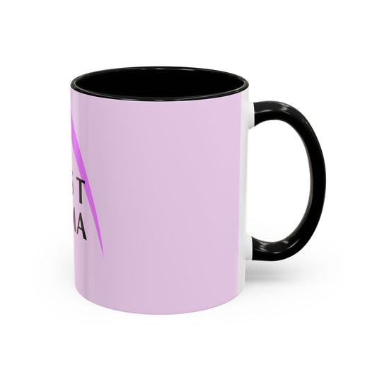 Best Mama Accent Coffee Mug — Pink Gift for Mom, Mother’s Day & New Mom